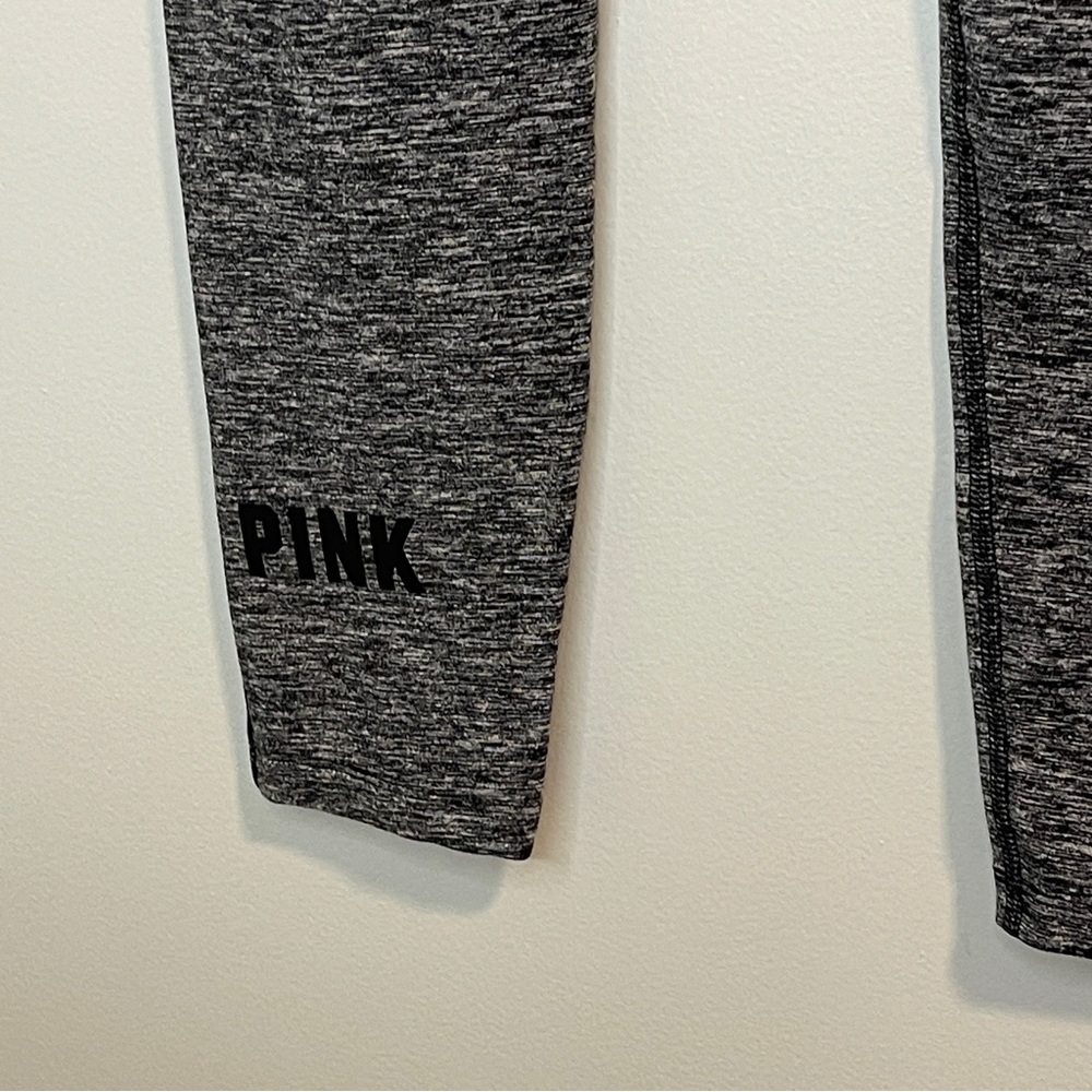 PINK Victoria’s Secret Cozy Heather Gray Leggings Medium Women’s - Picture 3 of 7
